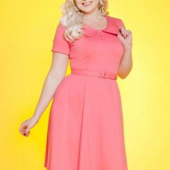 Pinup Couture Dresses & Skirts - Pinup Girl Clothing Madison dress in peach